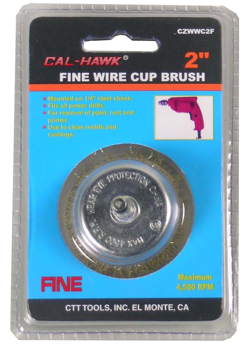 2" FINE WIRE CUP BRUSH