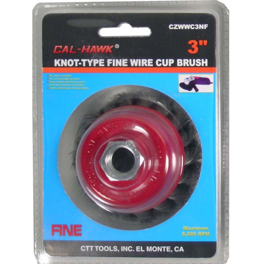 3" KNOT FINE WIRE CUP BRUSH